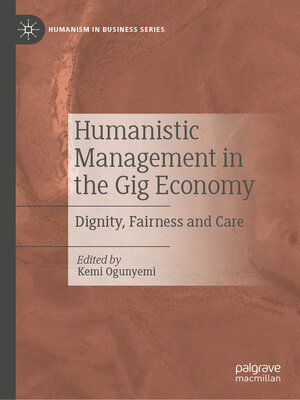cover image of Humanistic Management in the Gig Economy
